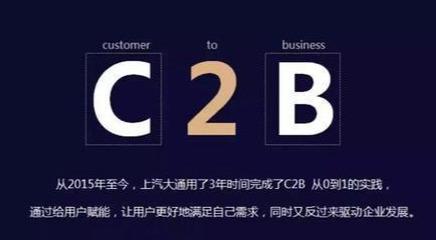 B2B B2C C2C和C2B 产品都是怎么划分和定义的